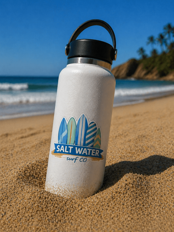 SALT WATER SURF CO – VINYL STICKERS SURFBOARD