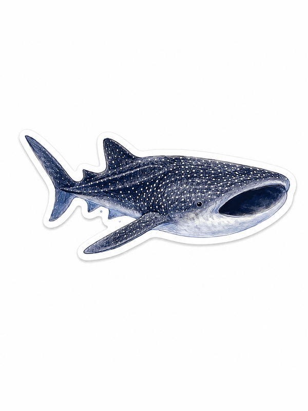 SALT WATER SURF CO – VINYL STICKERS GIANT WHALE SHARK