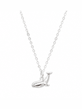 WHALE HORIZON SILVER NECKLACE