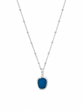 HANDMADE SEAGLASS BALL FINE CHAIN NECKLACE
