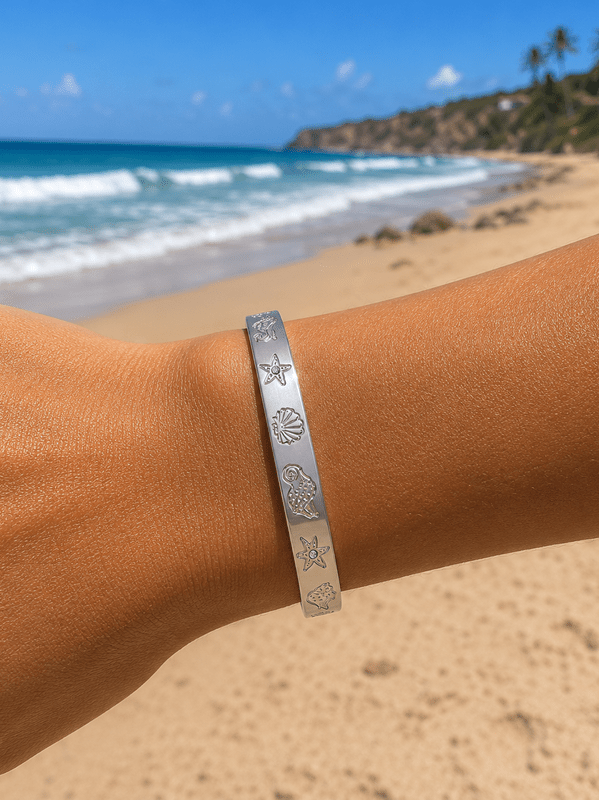 OCEAN GLYPH CUFF
