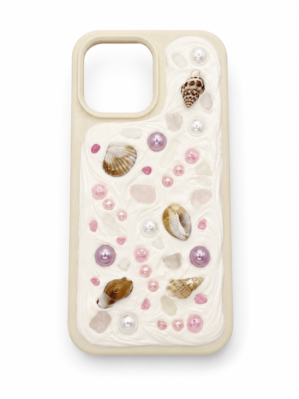 COASTAL HANDMADE SHELL IPHONE 13 PRO MAX PHONE CASE