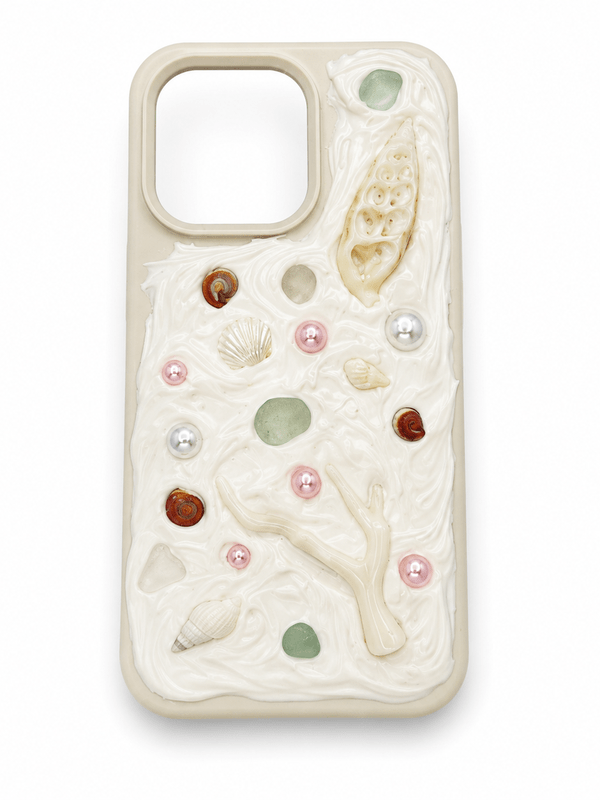 COASTAL HANDMADE SHELL IPHONE 13 PRO PHONE CASE