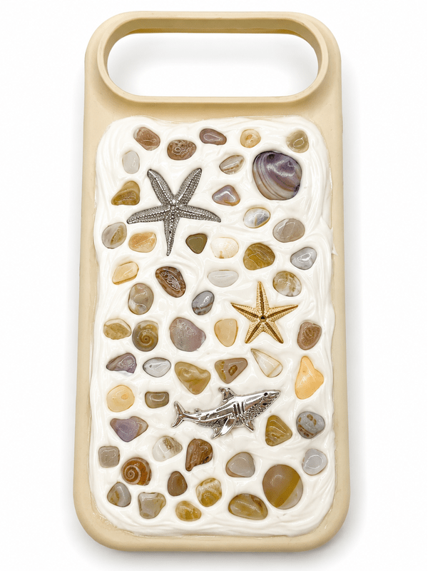 COASTAL HANDMADE SHELL IPHONE 17 AIR PHONE CASE