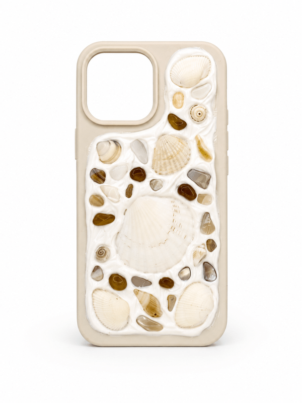 COASTAL HANDMADE SHELL IPHONE 13 PRO MAX PHONE CASE