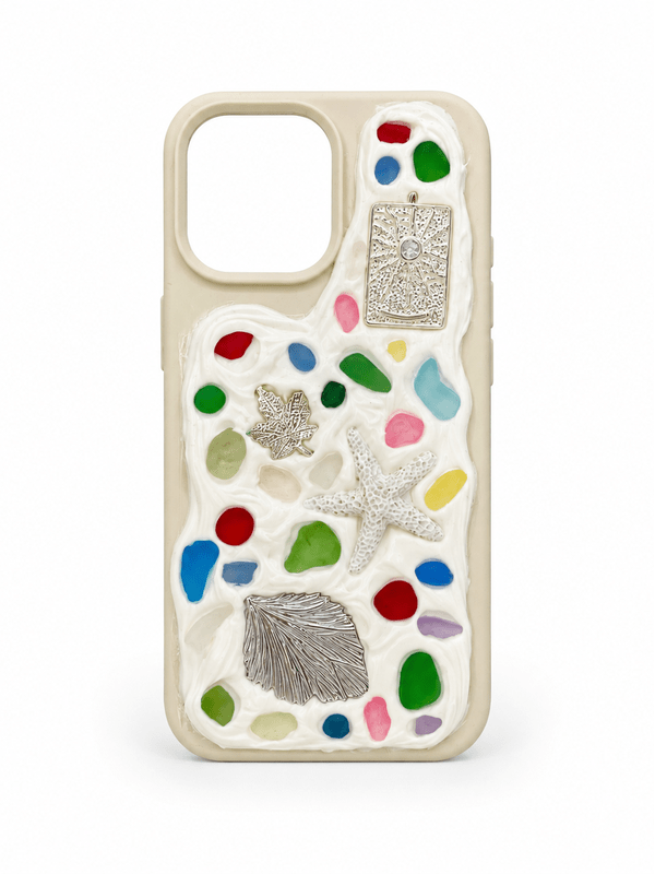 COASTAL HANDMADE SHELL IPHONE 13 PRO PHONE CASE