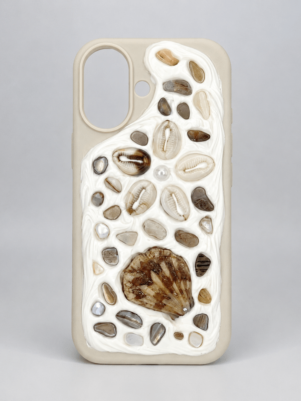 COASTAL HANDMADE SHELL IPHONE 17 PHONE CASE