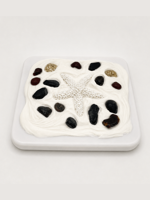 COASTAL HANDMADE SHELL COMPACT MIRROR