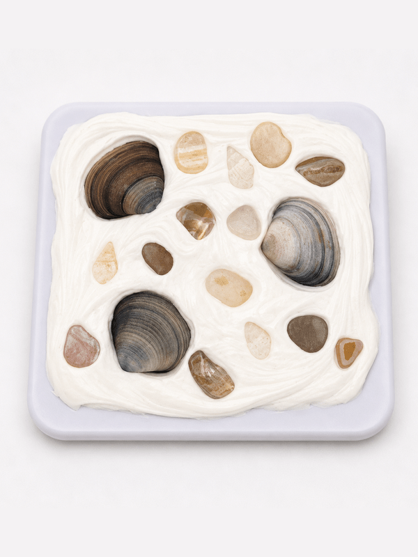 COASTAL HANDMADE SHELL COMPACT MIRROR