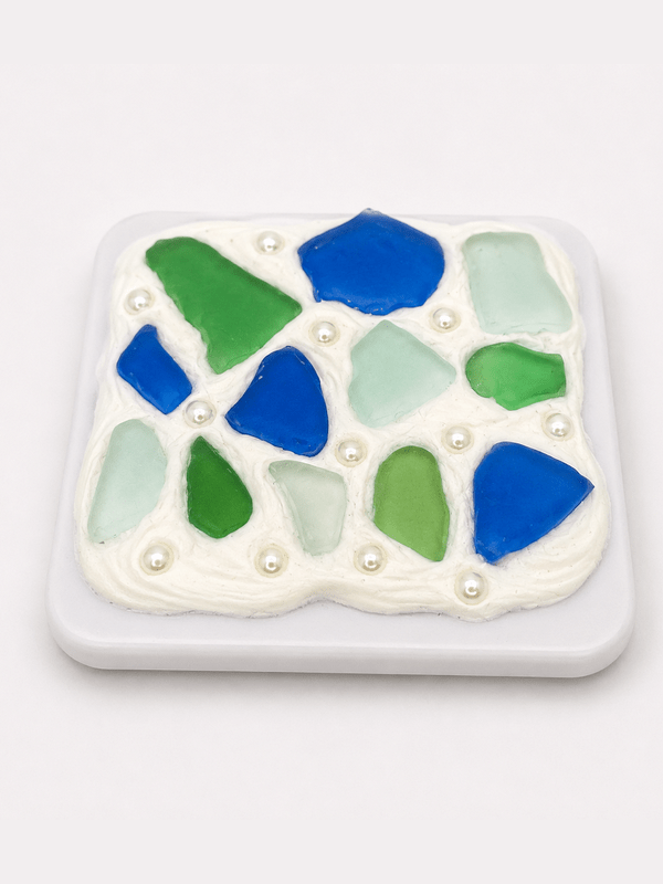 COASTAL HANDMADE SHELL COMPACT MIRROR