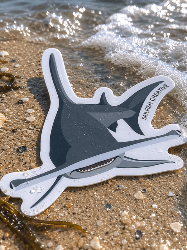 SAILFISH OCEAN LIFE SURF STICKERS