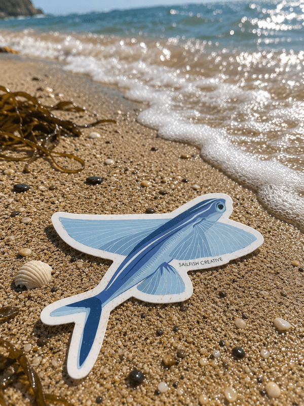 SAILFISH OCEAN LIFE SURF STICKERS