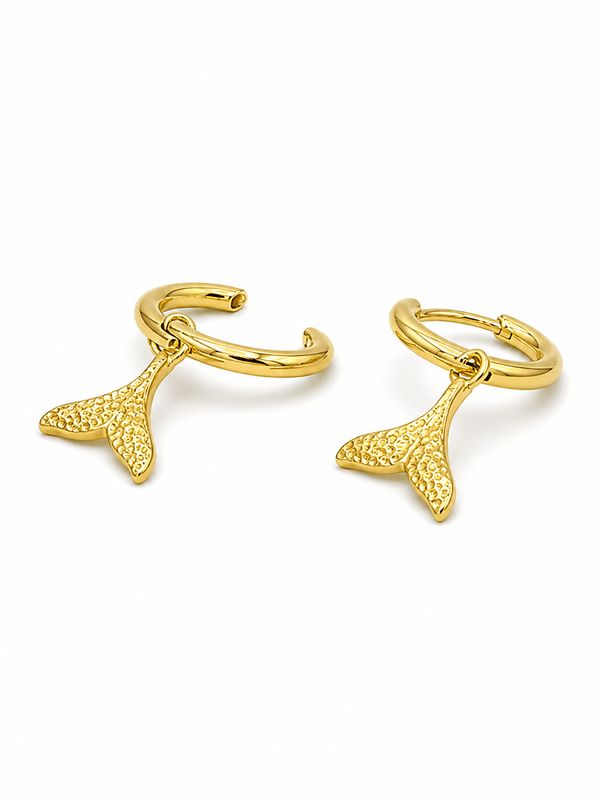 WHALE TAIL EARRINGS