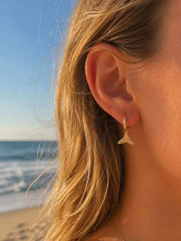 WHALE TAIL EARRINGS