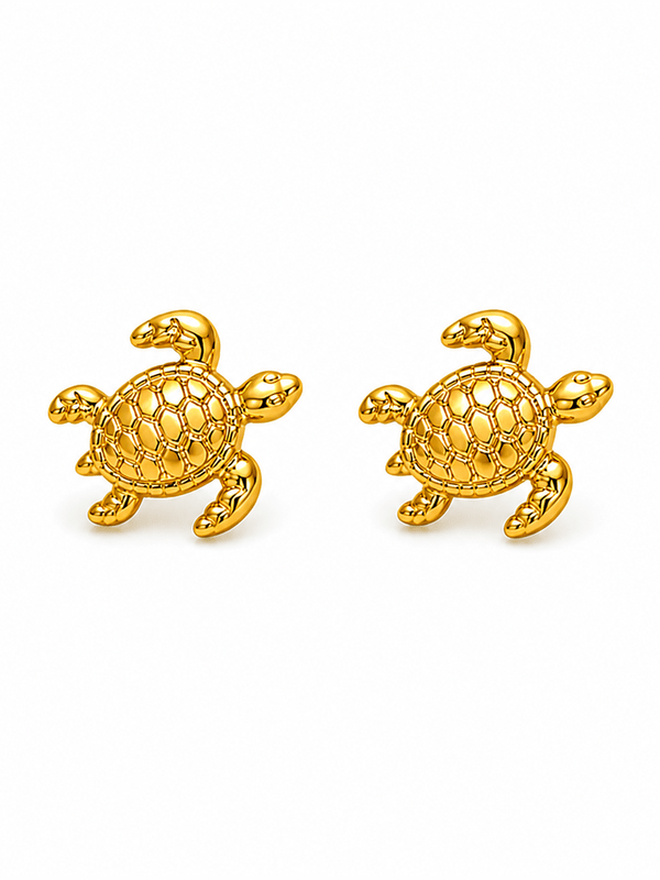 TIDEKISS TURTLE STUD EARRINGS
