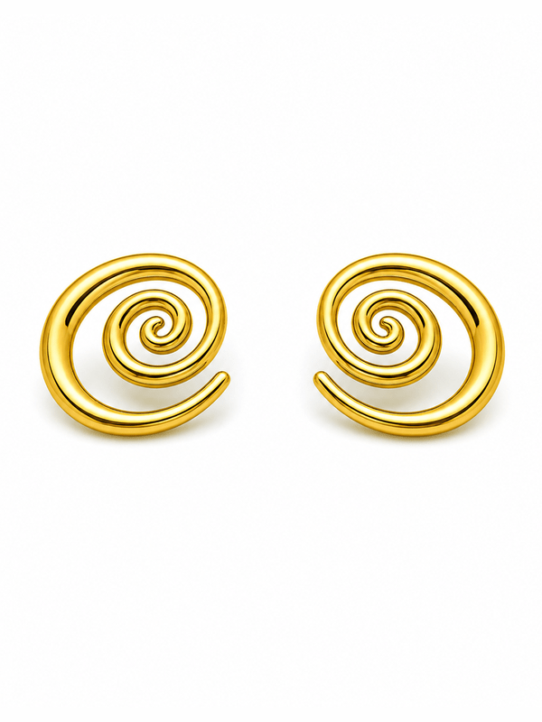SEASWIRL STATEMENT STUD EARRINGS