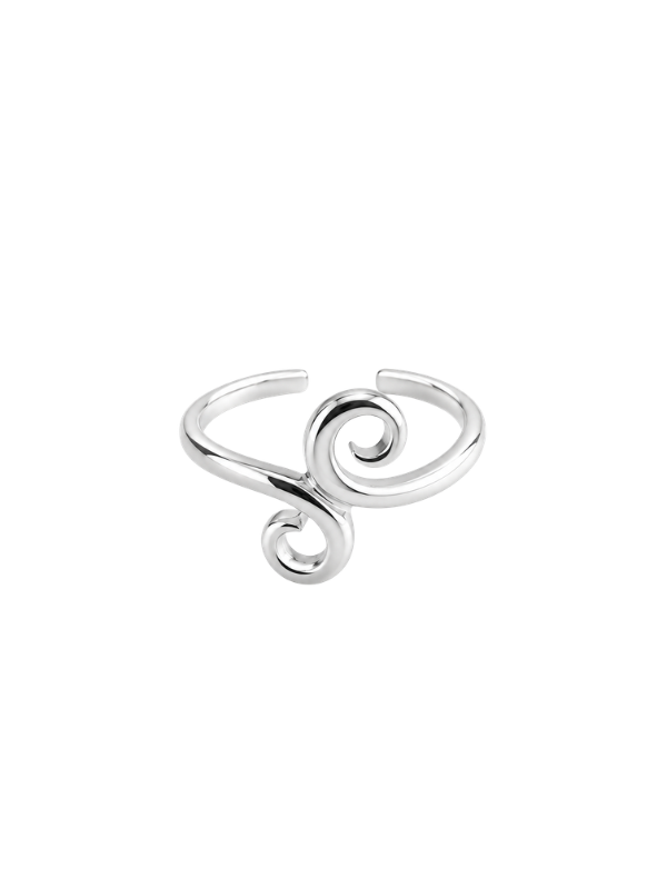 Coastal Curl Toe Ring