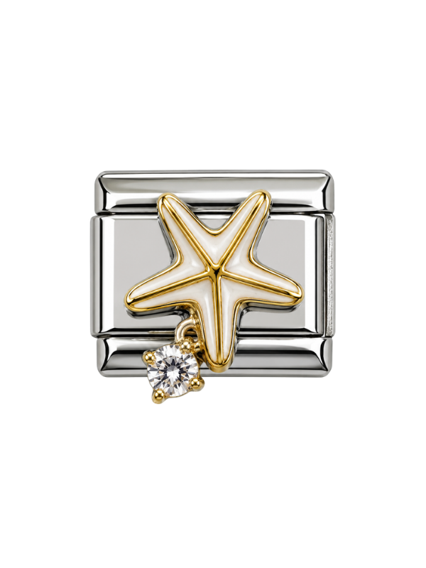 Golden Coast Starfish Italian Bracelet Charm