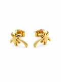 PALM TREE STUD EARRINGS