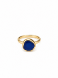 HANDMADE SEAGLASS SIGNET RING