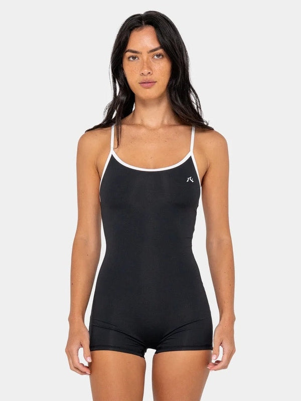 RUSTY ESSENTIALS CONTRAST ROMPER ONE PIECE