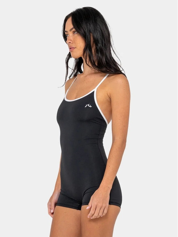 RUSTY ESSENTIALS CONTRAST ROMPER ONE PIECE