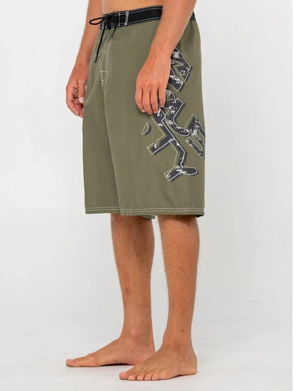RUSTY HOODUS FIXED WAIST BOARDSHORT