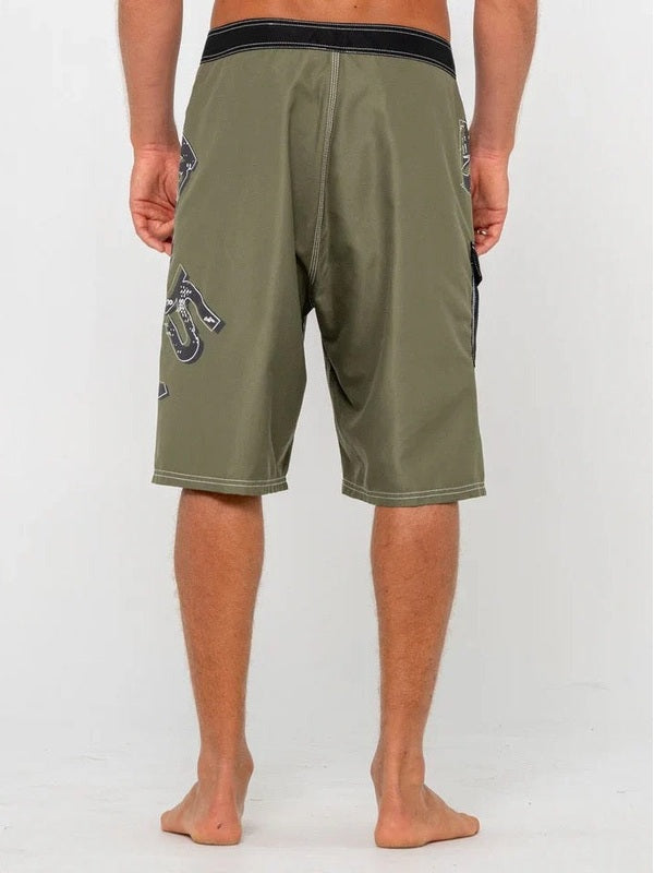 RUSTY HOODUS FIXED WAIST BOARDSHORT