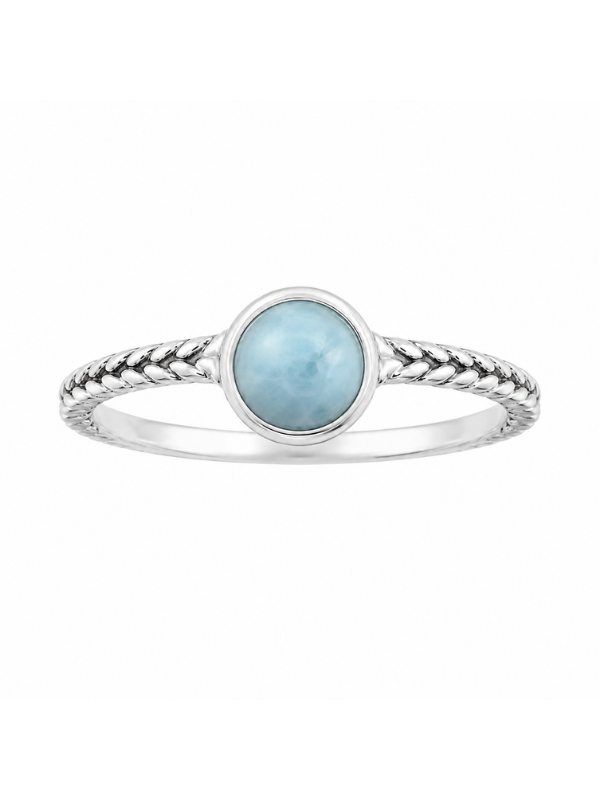 Larimar Rope Ring