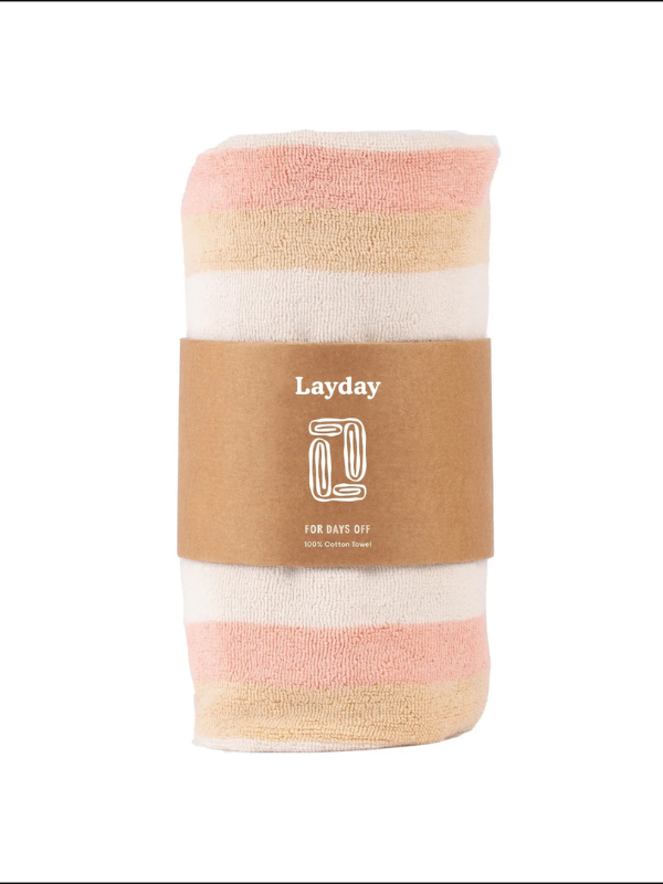 Layday Shallows Towel peach