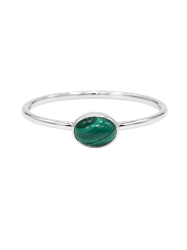 Malachite Oval Ring