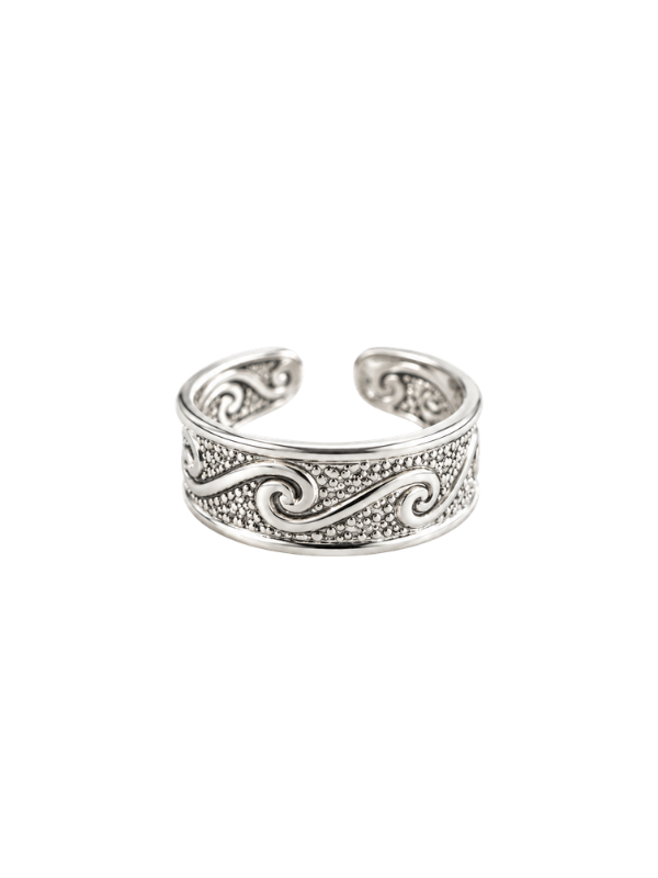 Ocean Swirl Toe Ring