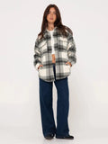 RUSTY WREN OVERSIZED PLAID JACKET