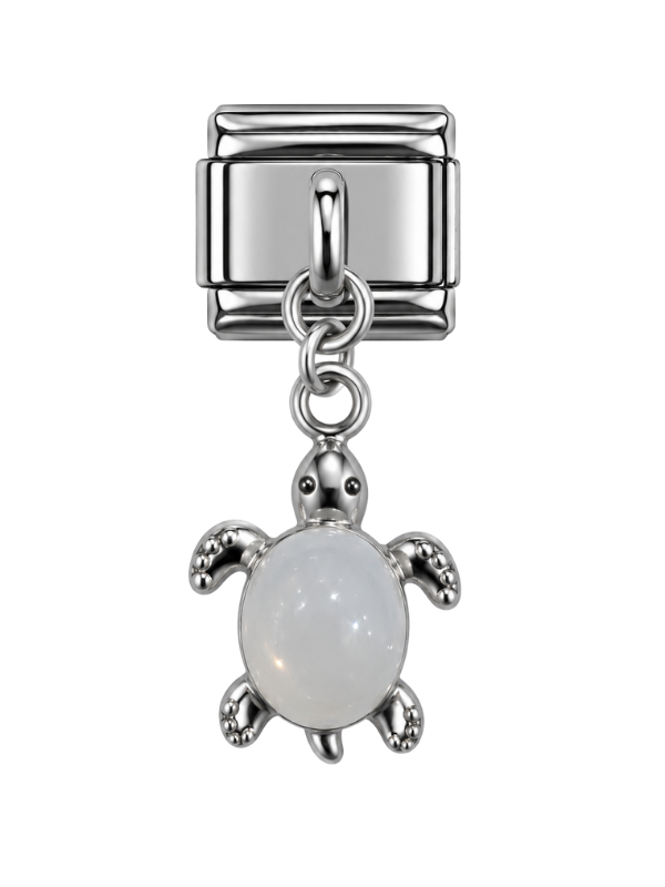 Peal Tide Turtle Italian Bracelet Charm
