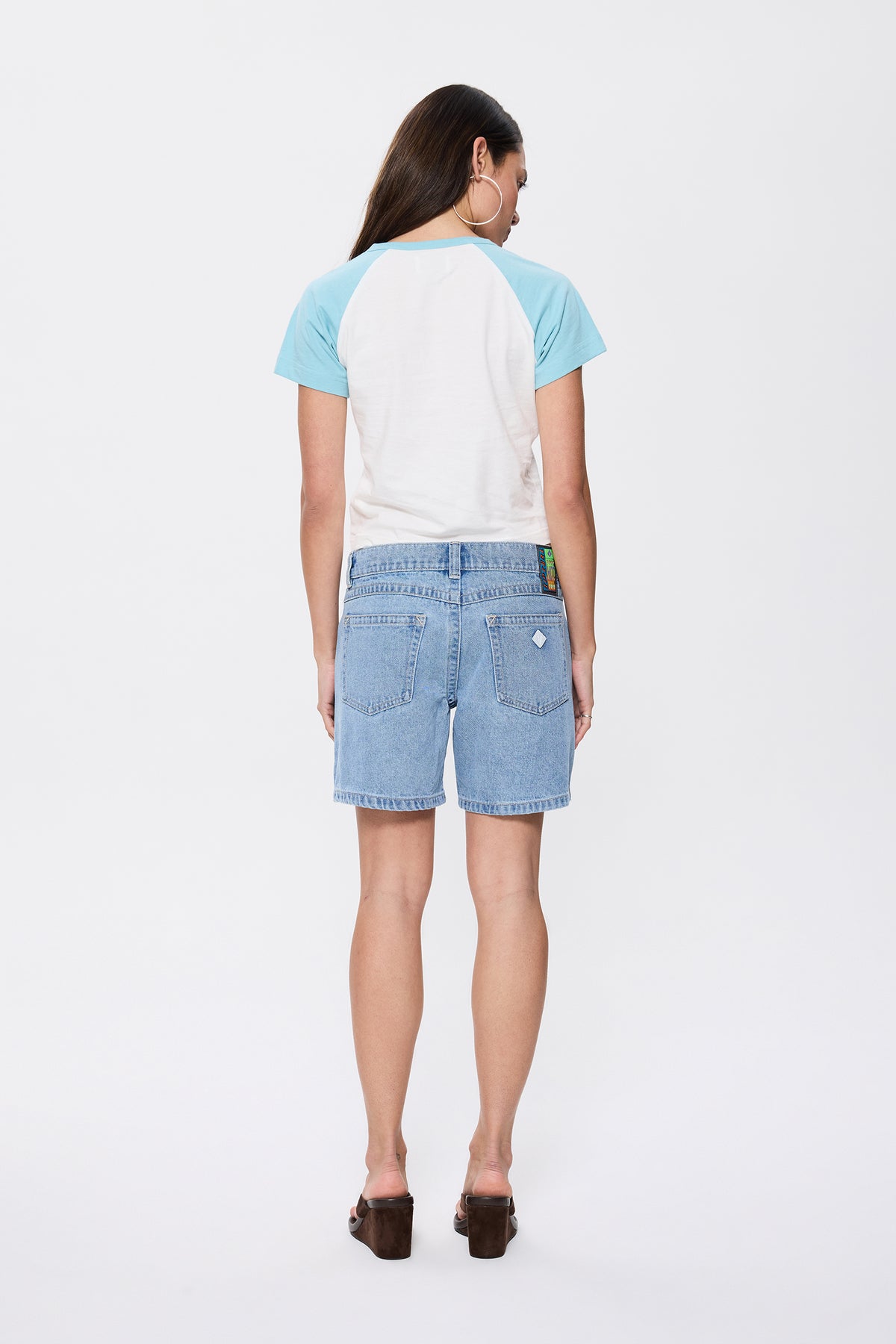 Rip Curl X Abrand RC Rash Vest Baby Tee whi/blu