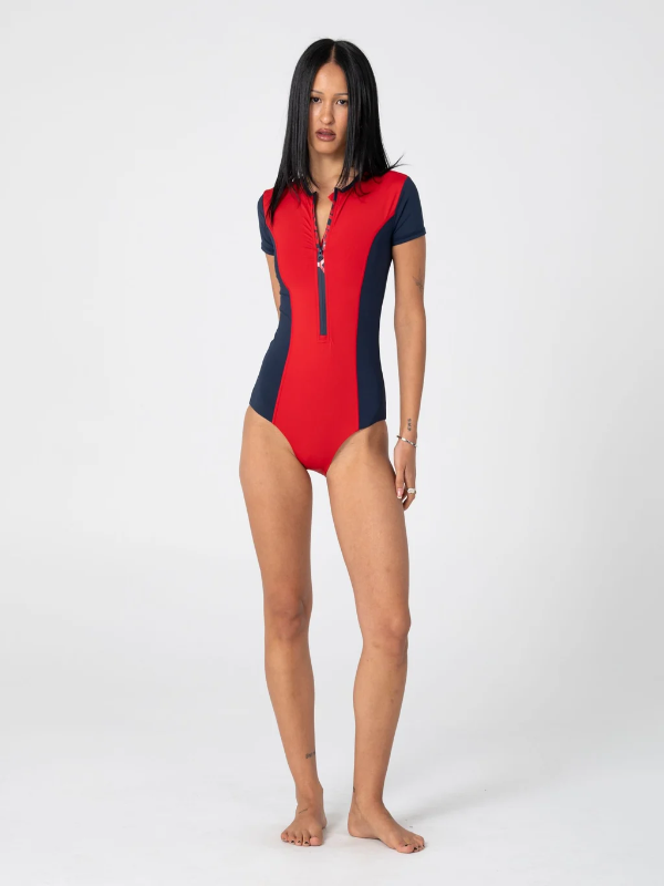 Rusty Dirt Rider Short Sleeve Surf Suit