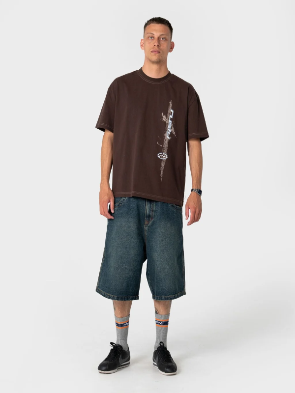 Rusty Pit Crew Mid Calf 3-Sock Pack