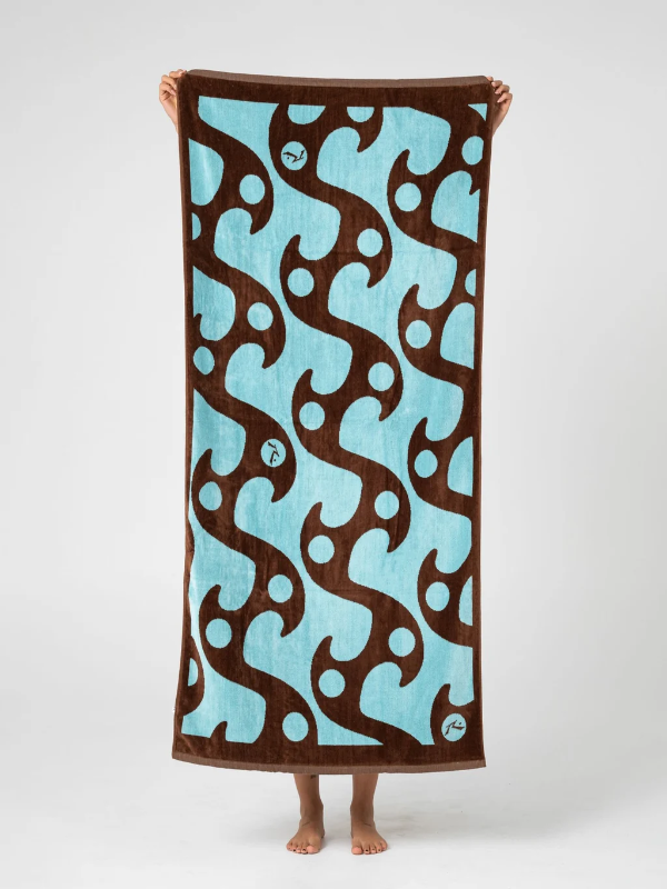 Rusty Sun Drenched Graphic Beach Towel