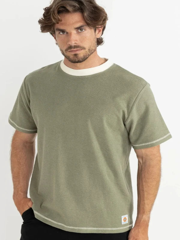 RHYTHM CONTRAST VINTAGE TERRY SS T-SHIRT