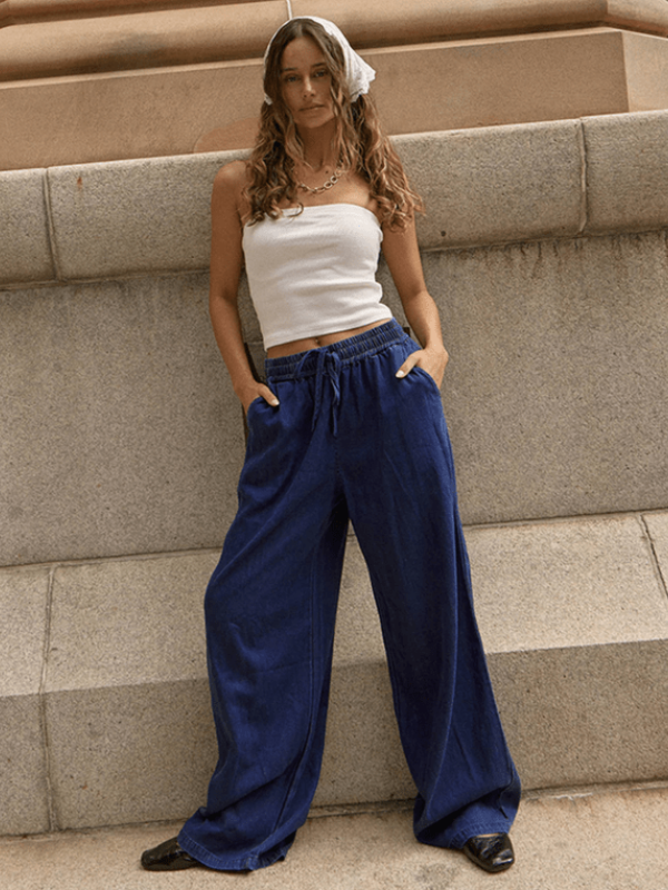 AFENDS PALMER WIDE LEG PANT
