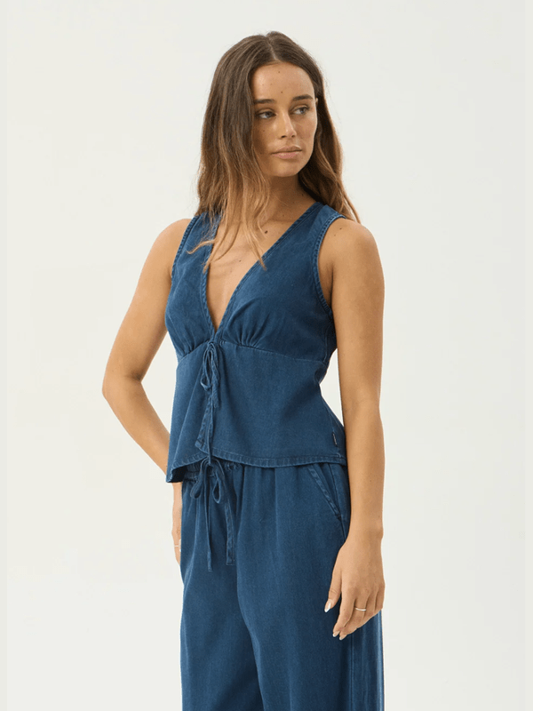 AFENDS PALMER SLEEVELESS TOP