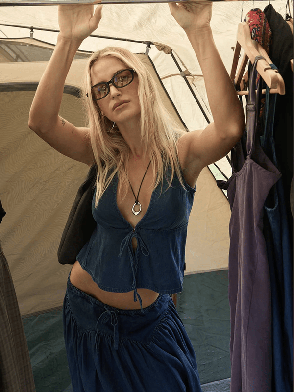 AFENDS PALMER SLEEVELESS TOP