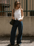 AFENDS LANA SEERSUCKER TOP