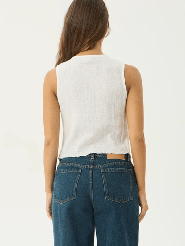 AFENDS LANA SEERSUCKER TOP