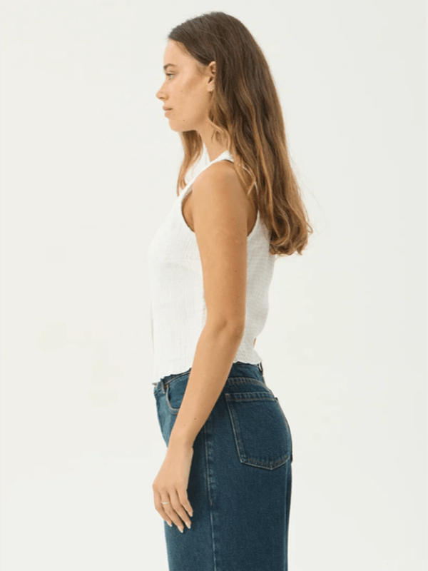 AFENDS LANA SEERSUCKER TOP