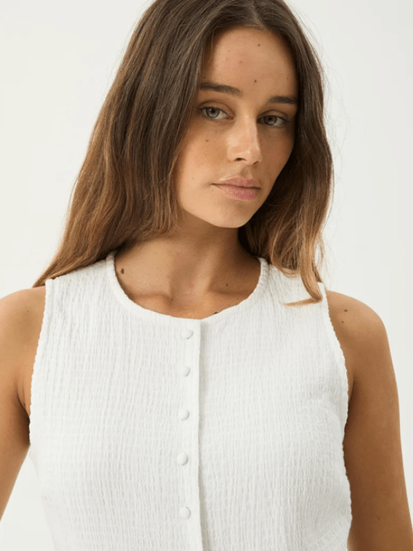 AFENDS LANA SEERSUCKER TOP