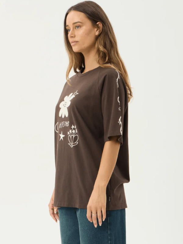 AFENDS TERRA OVERSIZED RAGLAN TEE