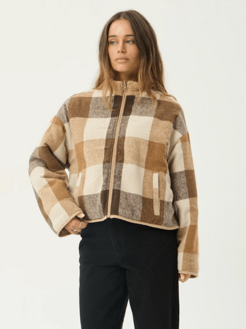 AFENDS BERLIN REVERSIBLE POLAR FLEECE JACKET