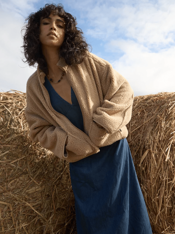 AFENDS BERLIN REVERSIBLE POLAR FLEECE JACKET