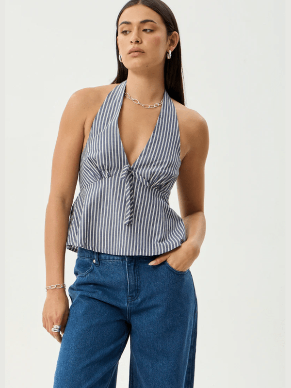 AFENDS DELTA HALTER TOP